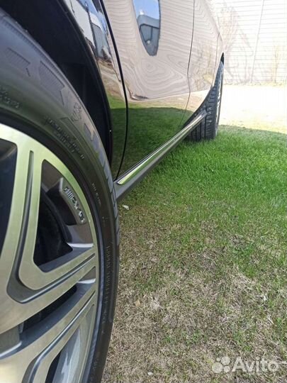 Накладки на пороги Мерседес 166