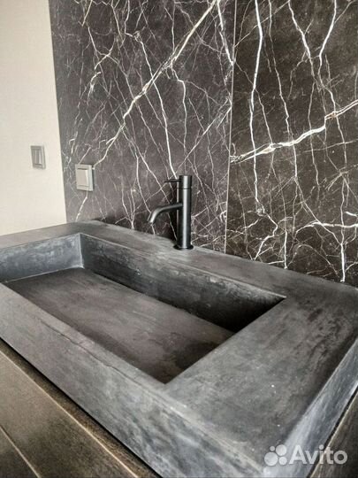 Раковина из бетона / Доставка