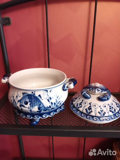 Гжель салатник