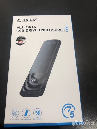 Внешний бокс для ssd m2 Orico