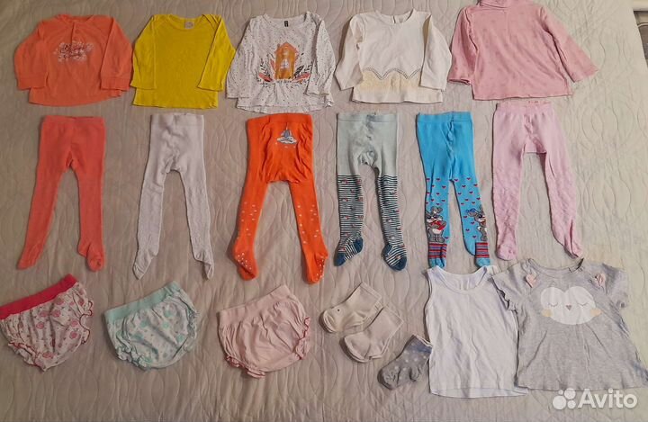 Пакет вещей на девочку р. 74