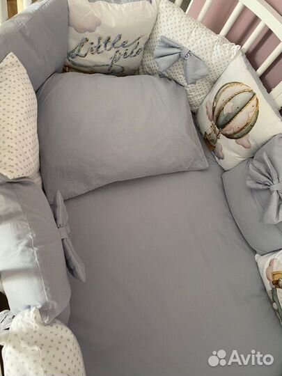 Бортики+постельное белье