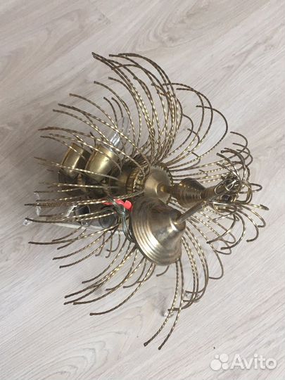 Хрустальная люстра СССР винтажная