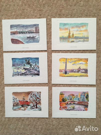 Набот открыток Санкт-Петербург - 17 шт