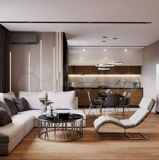 2-к. квартира, 94 м², 3/24 эт.