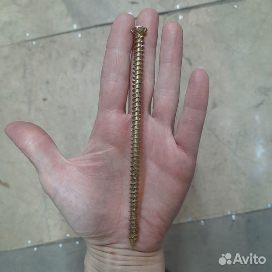 Саморез по бетону 7.5*152 мм ш:TX ц:желтый