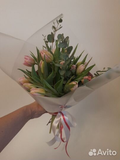Цветы тюльпаны букет