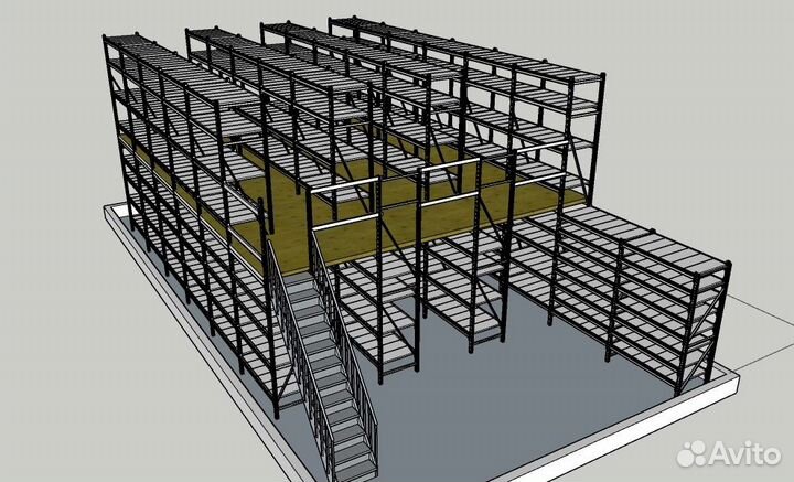 Сборка металлической мебели и стеллажей