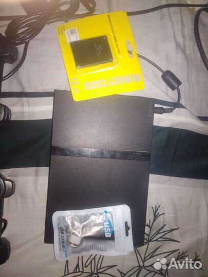 Sony PS2 слим прошитая(чип) +куча игр