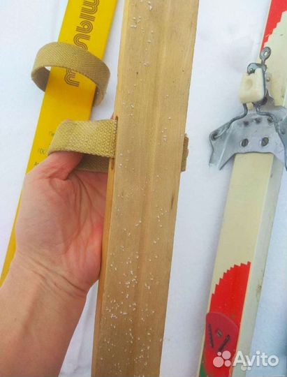 Беговые лыжи Малыш ссср, лыжные ботинки Nordway 35