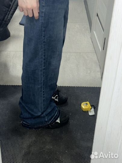 Широкие реп джинсы кастом