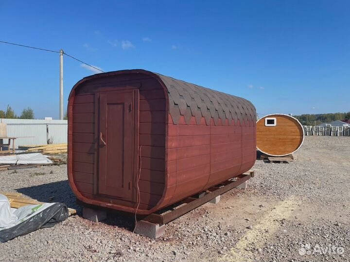 Баня Бочка Квадро