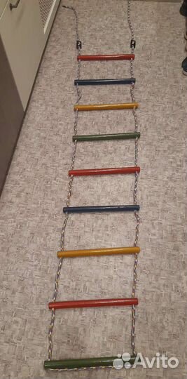 Лесенка деревянная для спорт.стенки