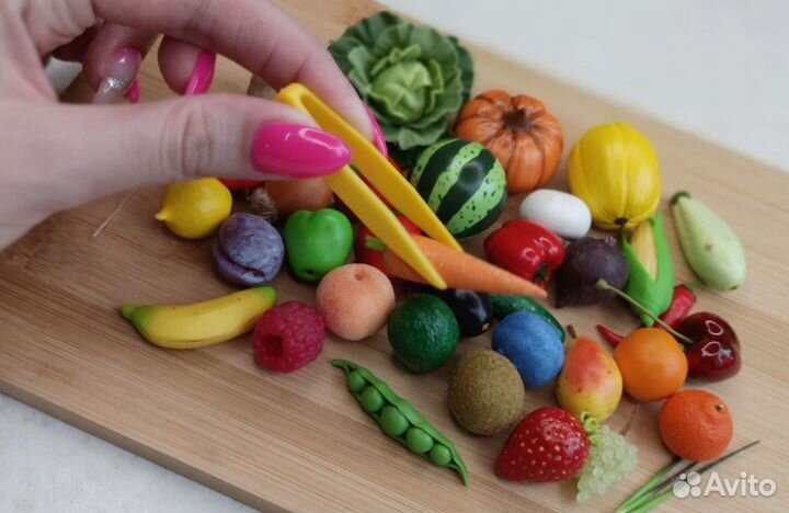 Овощи из полимерной глины