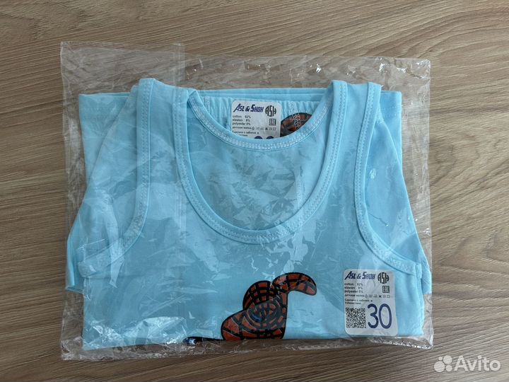 Майка и трусики на мальчика новые 92-98