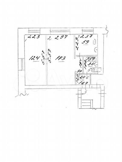 2-к. квартира, 41,6 м², 1/5 эт.