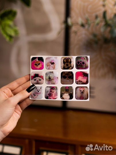 Стикеры объемные