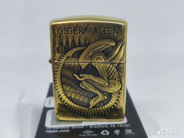 Зажигалка zippo броня armor чужой
