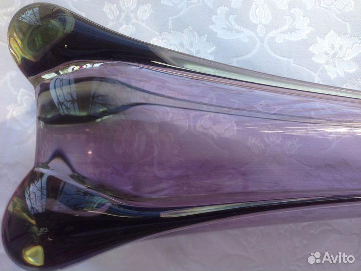 Ваза для цветов богемия чехословакия