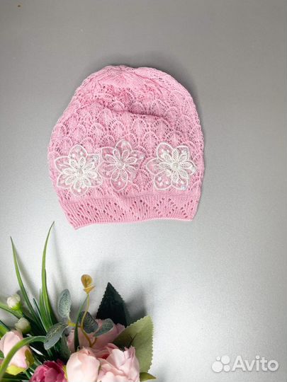Новая летняя шапочка для девочки 1-3 года