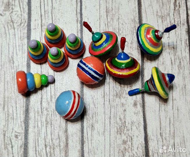 Миниатюра для ватной игрушки юла