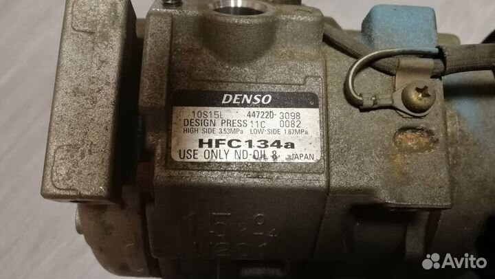 Компрессор кондиционера 3S-FE от Vista Ardeo 2001