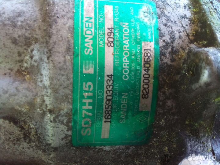 Компрессор кондиционера renault trafic master 1.9