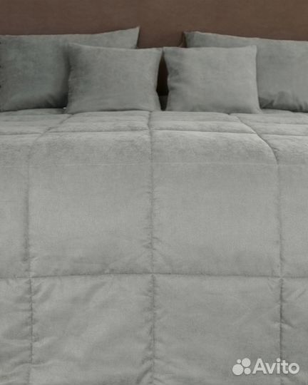 Покрывало эдем серо-бежевый новое плед