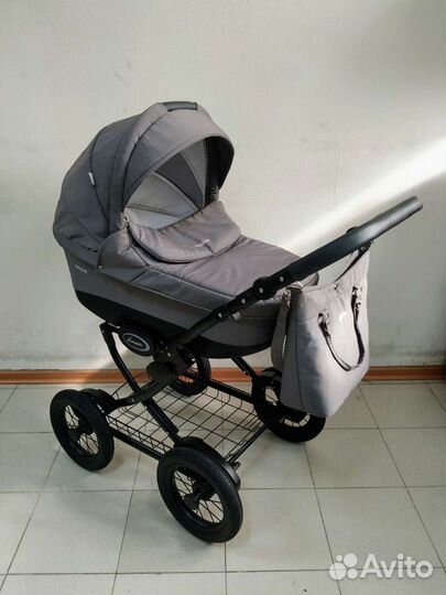 Коляска AroTeam Cocoline 2 в 1 (3 в 1) серая