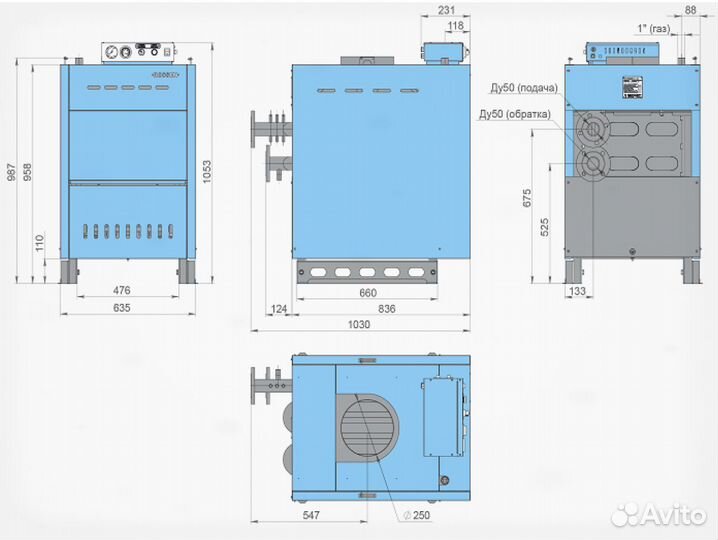 Газовый котел RSA 100