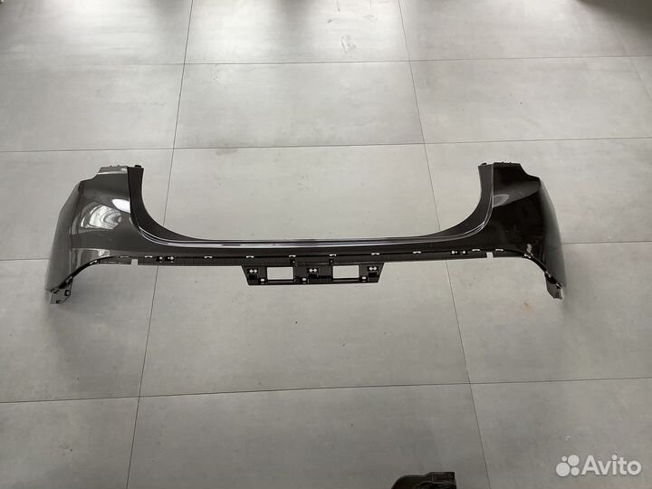 Задний бампер на hyundai santa fe 2020