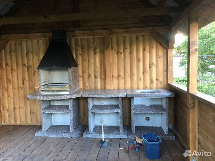 Зона барбекю с гарантией от производителя