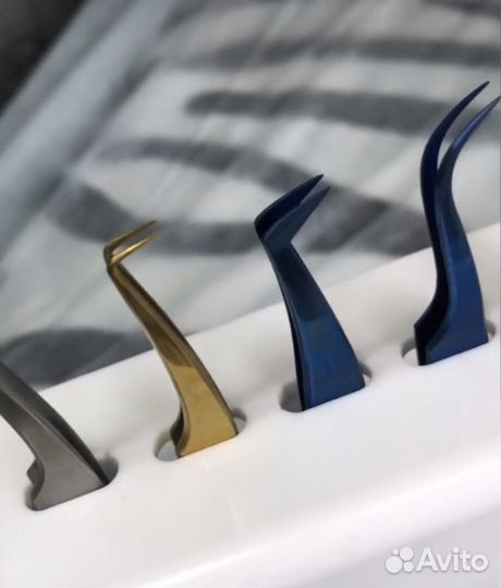 Пинцеты для наращивания ресниц