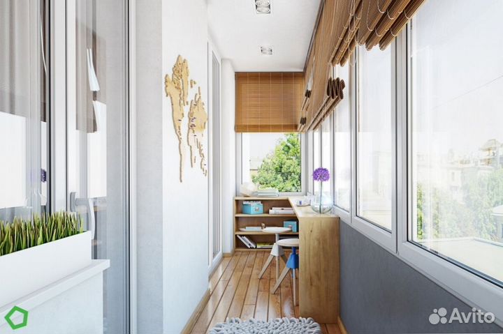 Остекление балконов