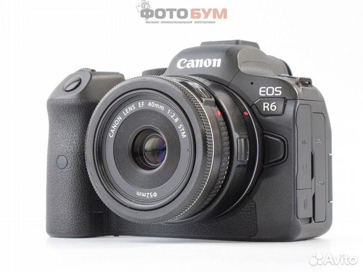 Canon R6 с адаптером + Canon EF 40mm f2.8 STM