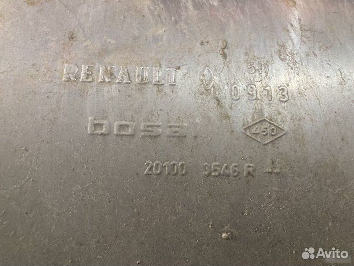 Глушитель Renault Duster 2013