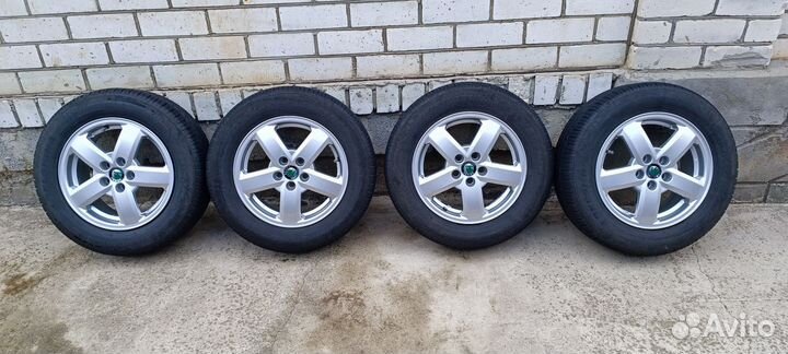 Колеса 15 на летней резине, на Skoda, Volkswagen