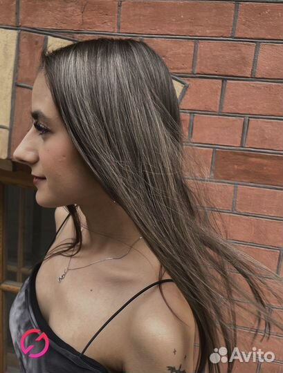 Сложное окрашивание волос / Стрижка