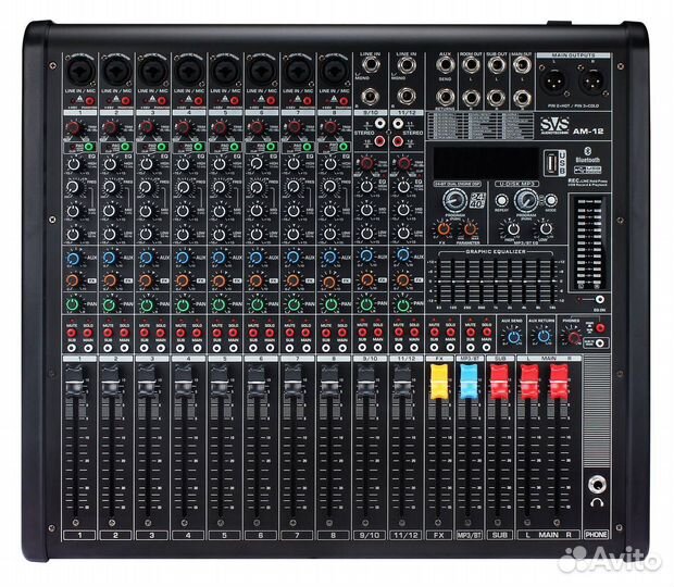 Микшерный пульт SVS Audiotechnik mixers AM-12