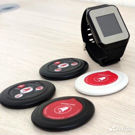 Кнопка вызова перосонала, официанта, часы пейджер