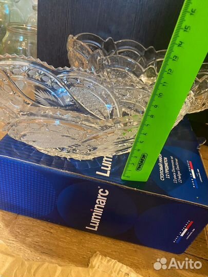 Лодочки хрустальные - вазочки