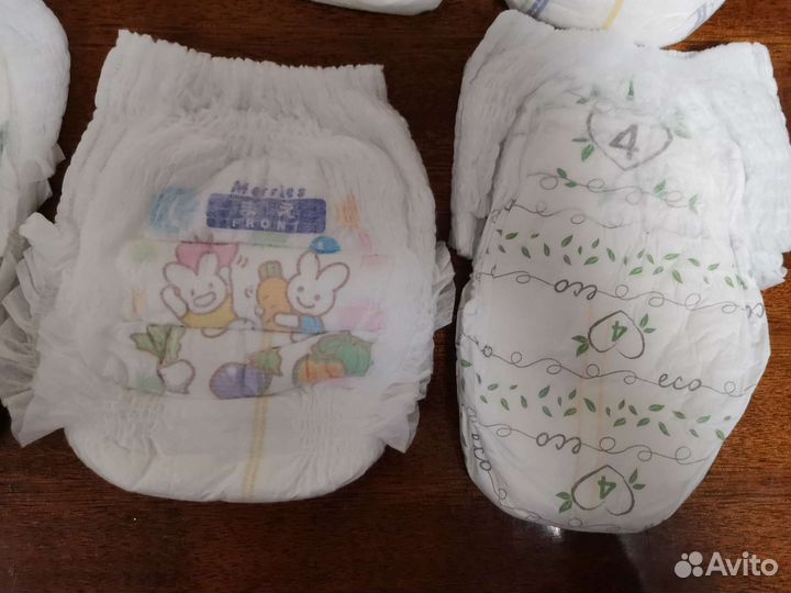 Подгузники трусики 4размер набором 24шт