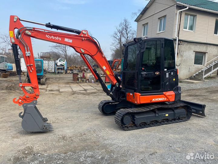 Мини-экскаватор Kubota KX060-5, 2022