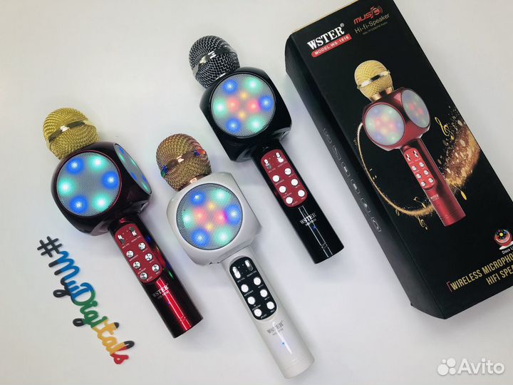 Караоке микрофоны + Wster оригинал и аналоги