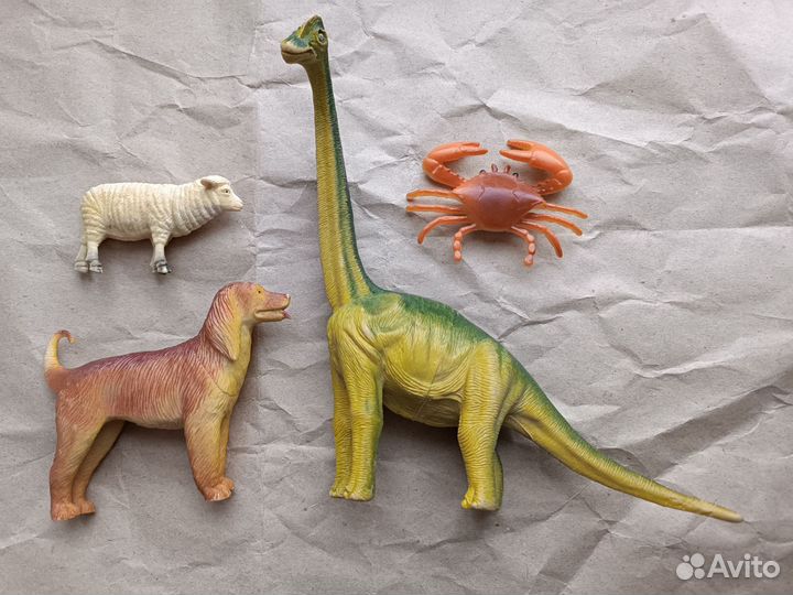Игрушки фигурки животных