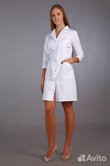 Халат медицинский женский Новый Р-р: 40 - 52