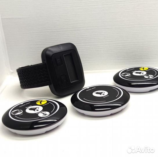 Кнопка вызова официанта, персонала с часами Эконом