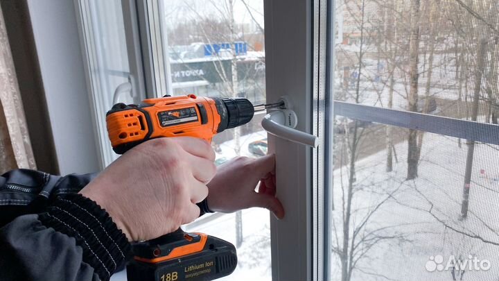 Замена фурнитуры на окнах и дверях пвх