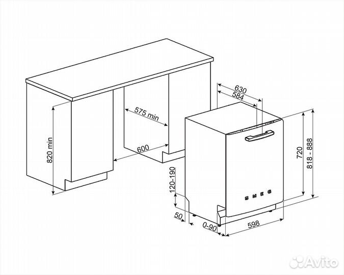 Smeg Посудомоечная машина