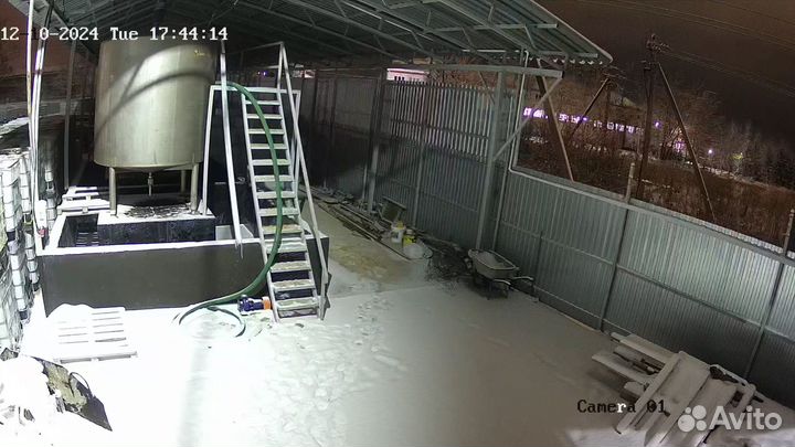 Камера видеонаблюдения с установкой